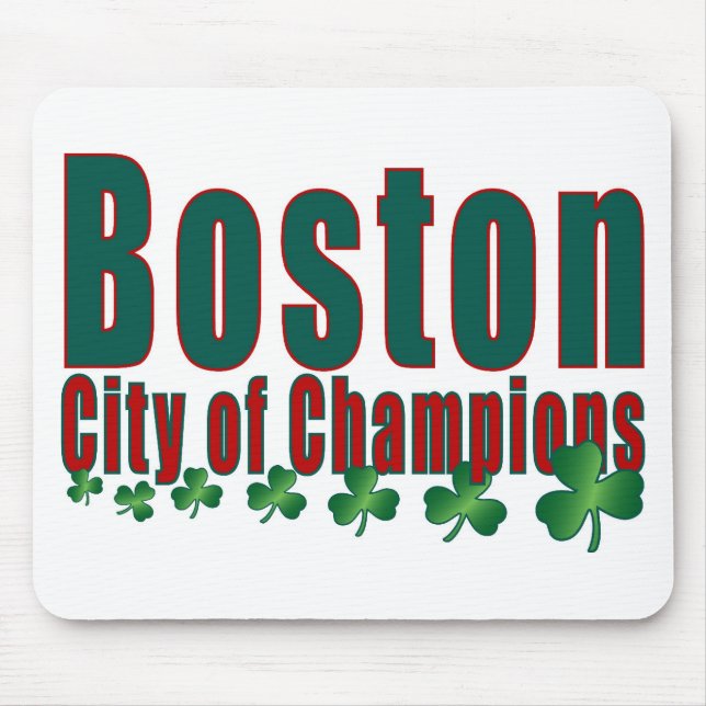 Boston City of Champions Mouse Pad (Front)