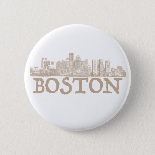 Boston City skyline button