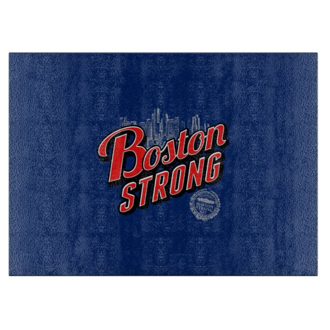 Boston City Strong Remembers Cutting Board (Front)
