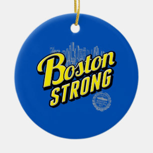 Boston City Strong Remembers Decor Ceramic Ornament