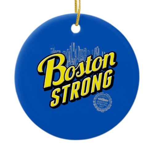 Boston City Strong Remembers Decor Ceramic Ornament