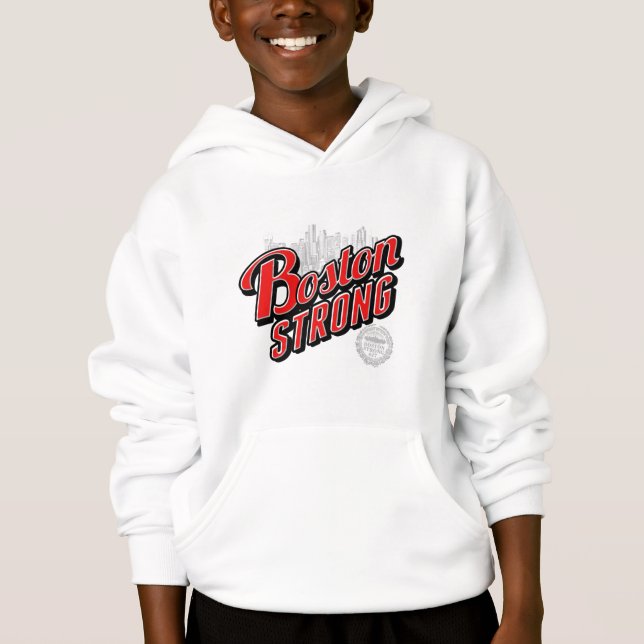 Boston City Strong Remembers Hoodie (Front)