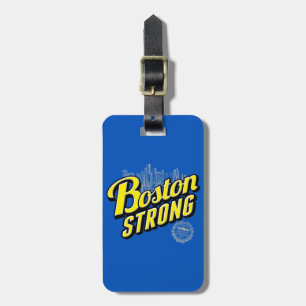 Boston City Strong Remembers on Blue Luggage Tag