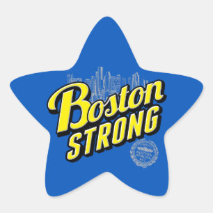 Boston City Strong Remembers on Blue Star Sticker