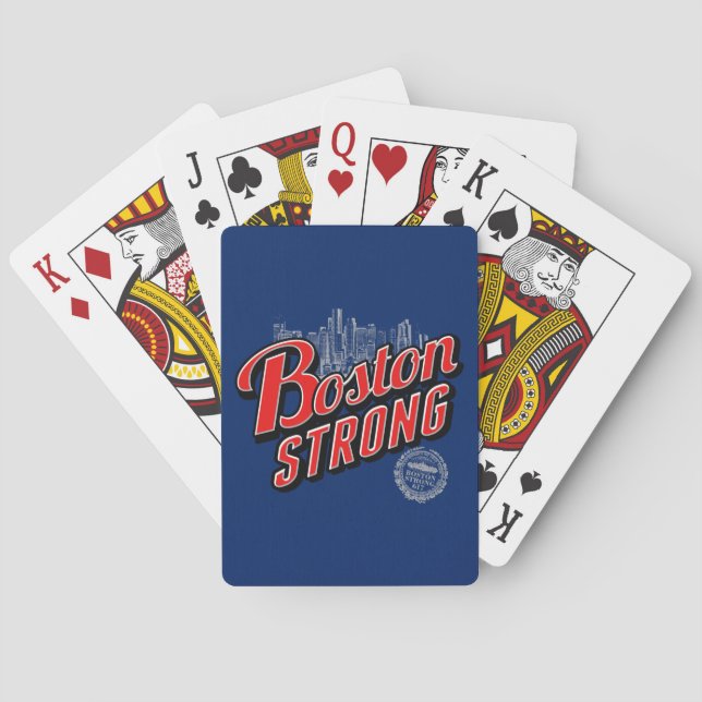 Boston City Strong Remembers  Poker Cards (Back)