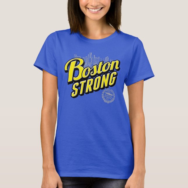 Boston City Strong Remembers T-Shirt (Front)