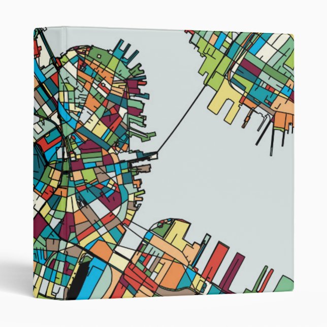 Boston City USA 3 Ring Binder (Front/Spine)