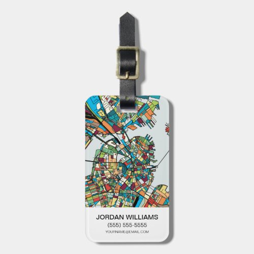 Boston City USA Luggage Tag