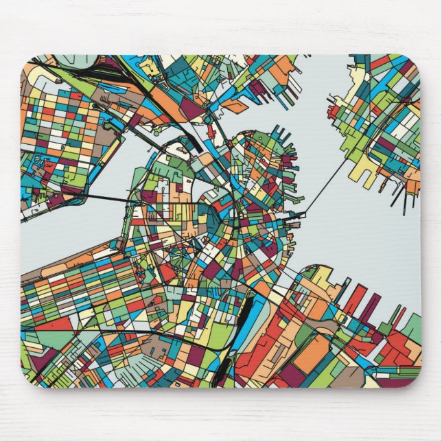 Boston City USA Mouse Pad (Front)