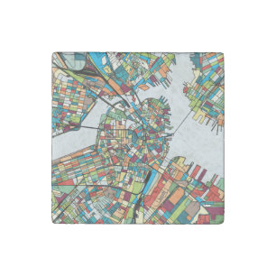 Boston City USA Stone Magnet