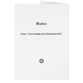 Boston Cityscape Card (Back)