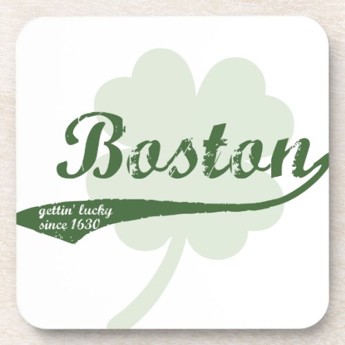 Boston Clover Beverage Coaster