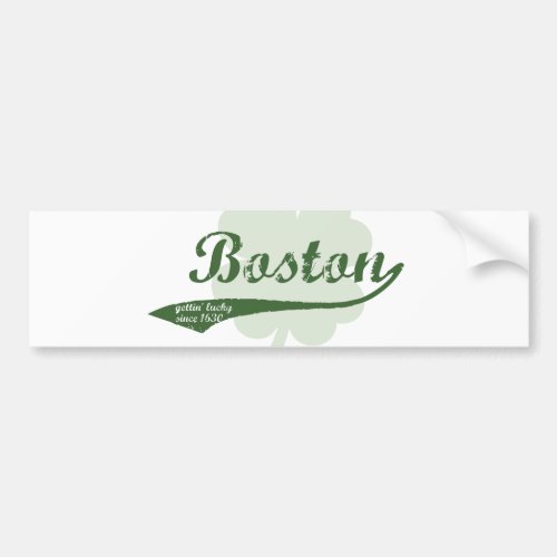 Boston Clover Bumper Sticker