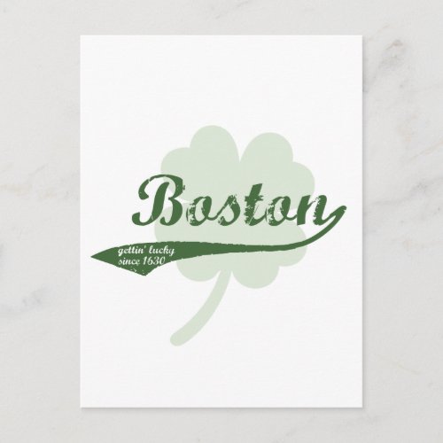 Boston Clover Postcard