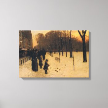 Boston Common At Twilight Canvas Print by EnKore at Zazzle