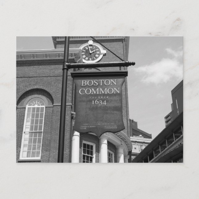 Boston Common Postcard (Front)