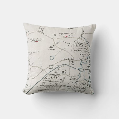 BOSTON_CONCORD MAP 1775 THROW PILLOW