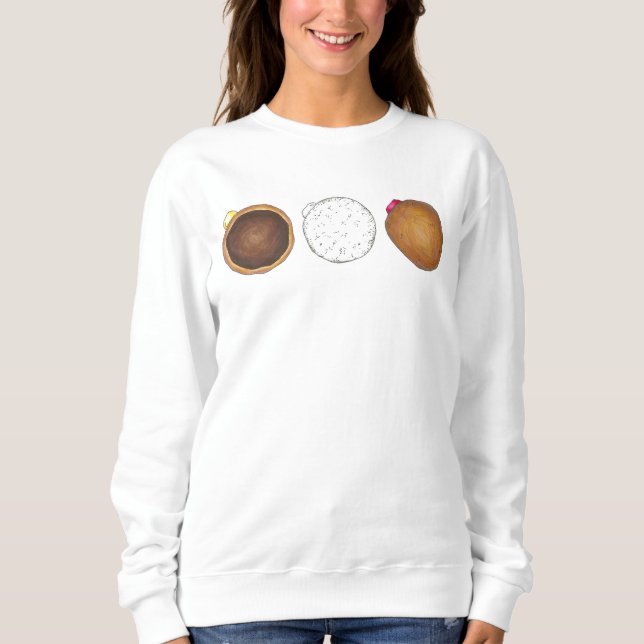Boston Cream Filled Jelly Donut Donuts Sweatshirt (Front)