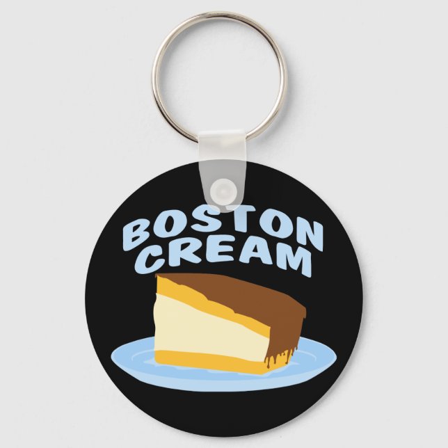 Boston Cream Pie Keychain (Front)