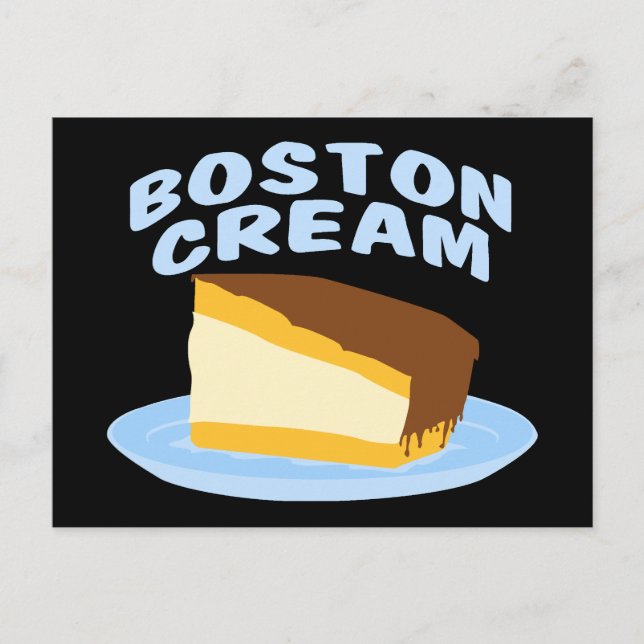 Boston Cream Pie Postcard (Front)