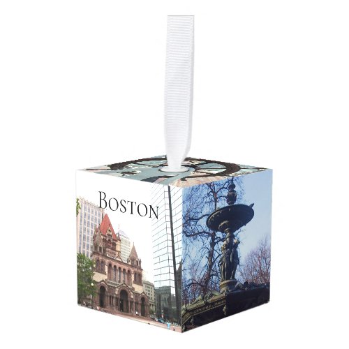 Boston Cube Ornament