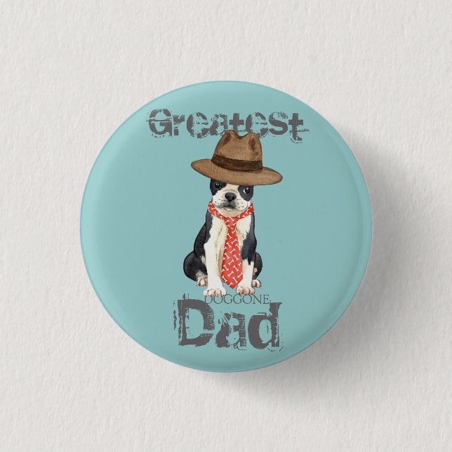 Boston Dad Button (Front)