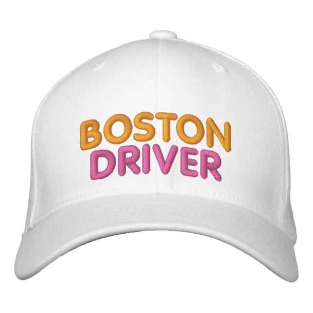 Boston Driver Embroidered Hat (Front)