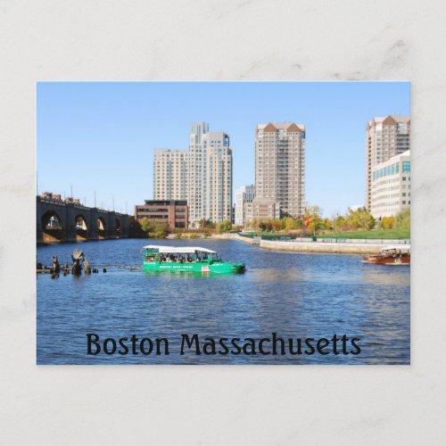 Boston Duck Tours Postcard