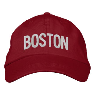 Boston Embroidered Baseball Cap