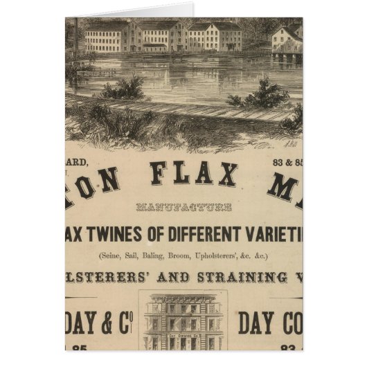 Boston Flax Mills Cards (Front)