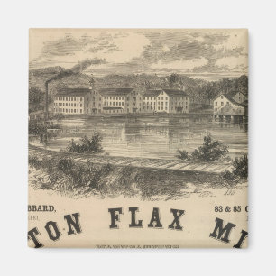 Boston Flax Mills Magnet