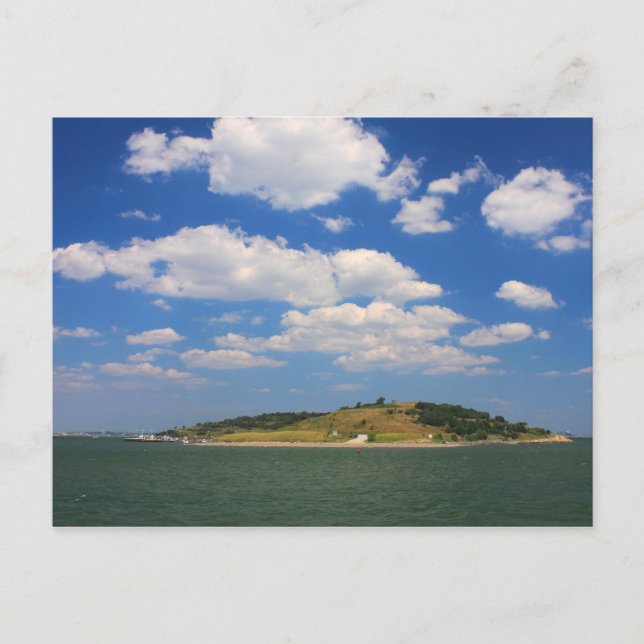 Boston from Spectacle Island Boston Harbor Postcard (Front)