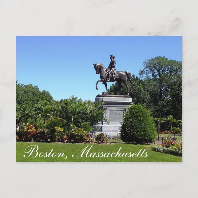 Boston Gardens, Boston Massachusetts Post Card (Front)