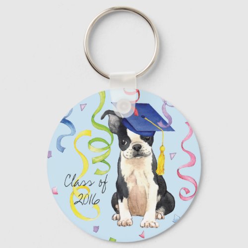 Boston Graduate Keychain