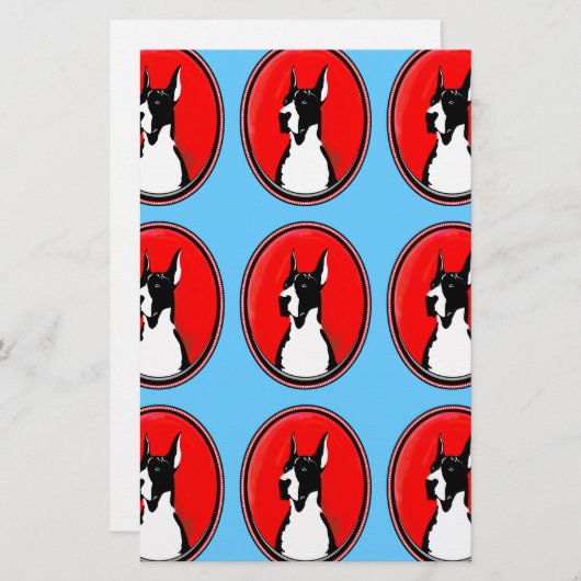 Boston Great Dane Potrati (Front/Back)