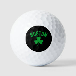 Boston Green Lucky Shamrock Golf Balls
