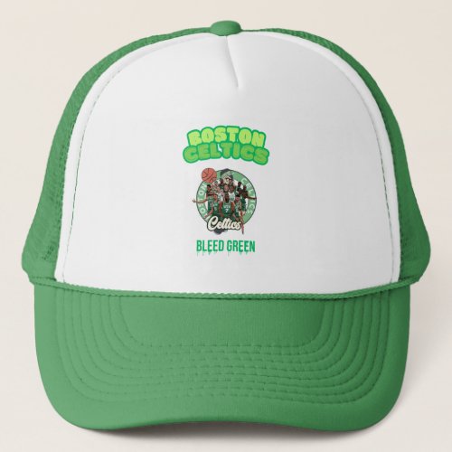 Boston Green Spirit T_Shirt Trucker Hat