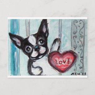 Boston Happy Heart Postcard