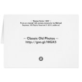 Boston Harbor 1846 Cards (Back Horizontal)