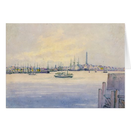 Boston Harbor 1846 Cards (Front Horizontal)