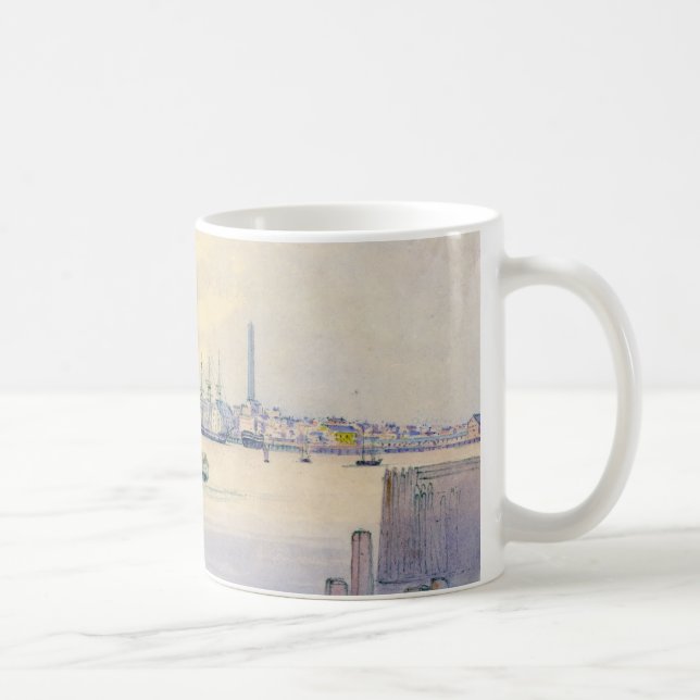 Boston Harbor 1846 Coffee Mug (Right)