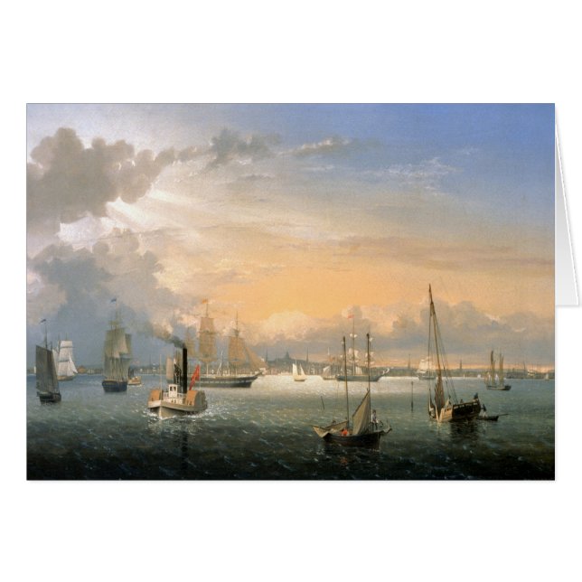 Boston Harbor 1854 Cards (Front Horizontal)