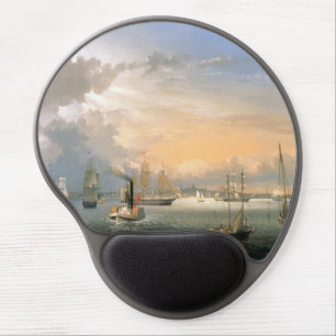 Boston Harbor 1854 Gel Mouse Pad