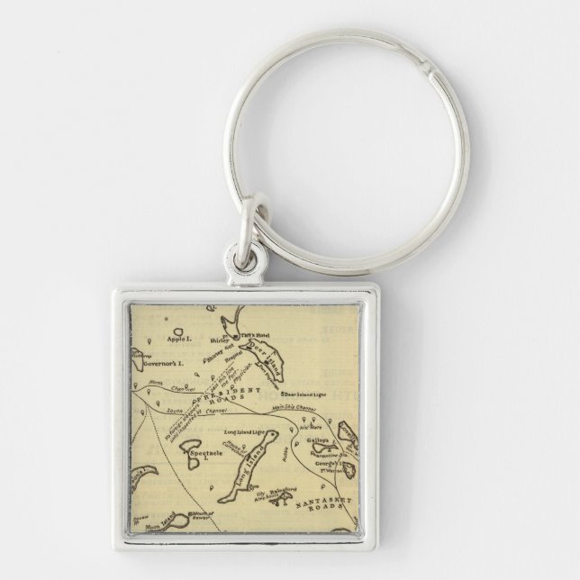 Boston Harbor 2 Keychain (Front)