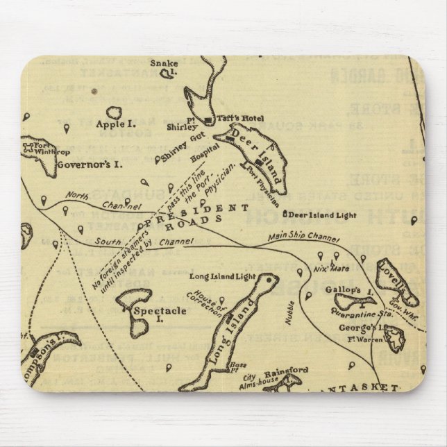 Boston Harbor 2 Mouse Pad (Front)