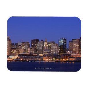 Boston Harbor and skyline. Boston is one of the 9 Magnet