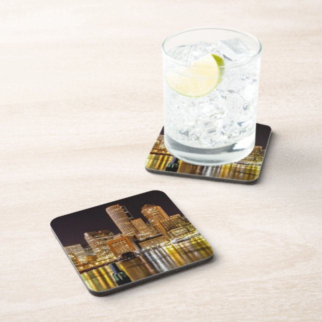 Boston Harbor Beverage Coaster (Right Side)