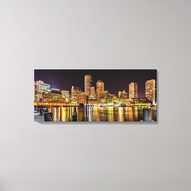 Boston Harbor Canvas Print (Front)