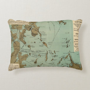 Boston Harbor Decorative Pillow