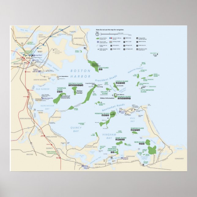 Boston Harbor Islands National Recreation Area Poster (Front)